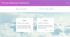 Desktop Screenshot of eustasy.org