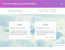 Tablet Screenshot of eustasy.org